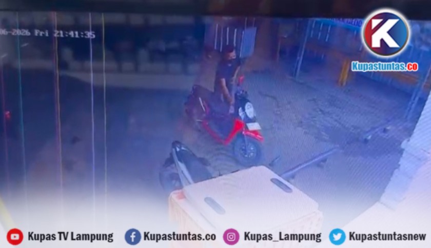 Belanja 10 Menit, Motor Warga Raib Digondol Maling di Alfamart Pesawaran