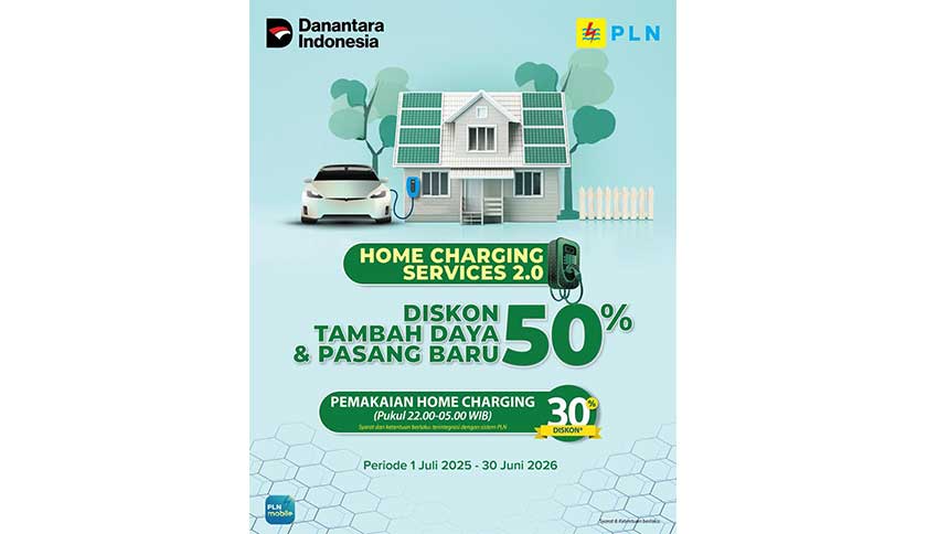 Tinggal 5 Hari Lagi, PLN Ajak Pengguna Kendaraan Listrik Manfaatkan Promo Diskon Charge di Rumah