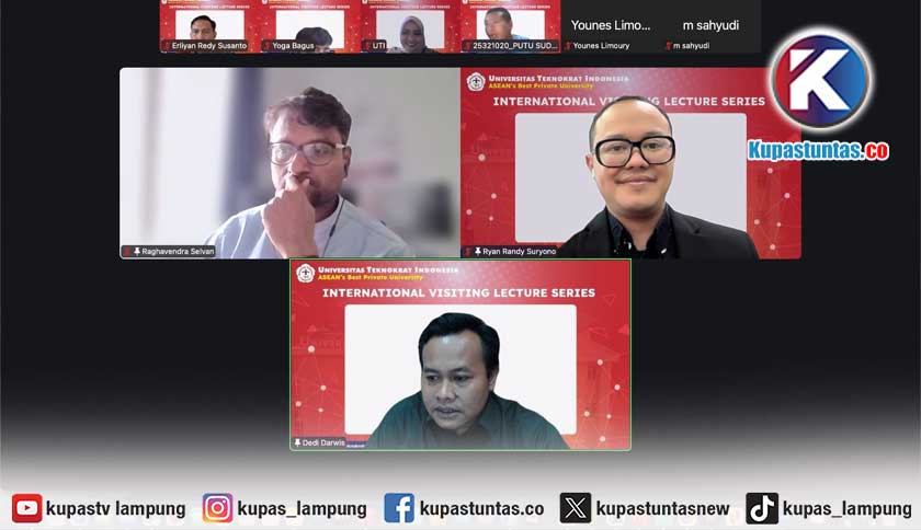 Magister Ilmu Komputer Universitas Teknokrat Indonesia Gelar Webinar Internasional Bersama University of Copenhagen Denmark
