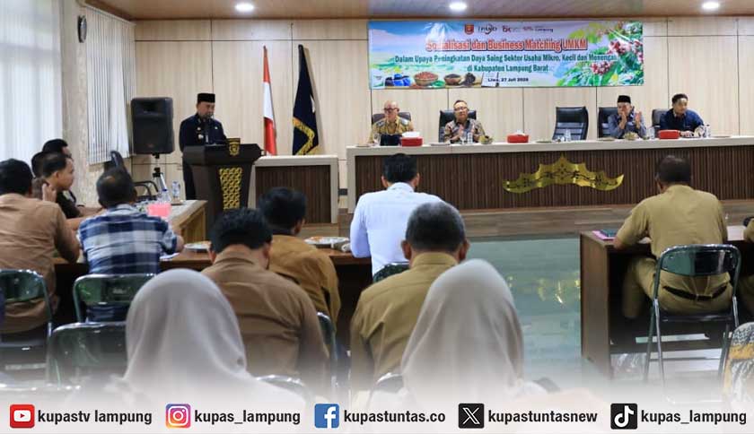 Buka Akses Pembiayaan UMKM, Pemkab Lampung Barat Gandeng OJK dan BPD Lampung
