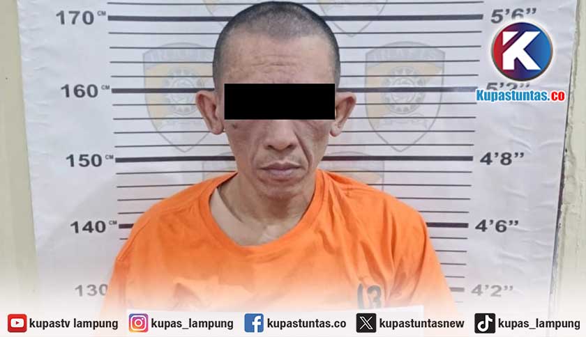 Nekat Curi Keramik, Warga Yosomulyo Metro Ditangkap Polisi