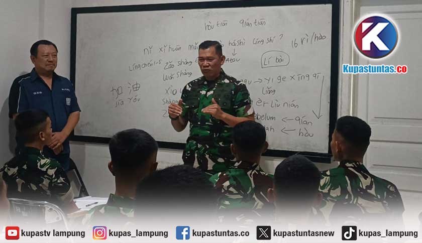 Pangdam XXI/Radin Inten Gembleng 40 Prajurit Kuasai Bahasa Mandarin, Siapkan SDM TNI Hadapi Kerja Sama Global