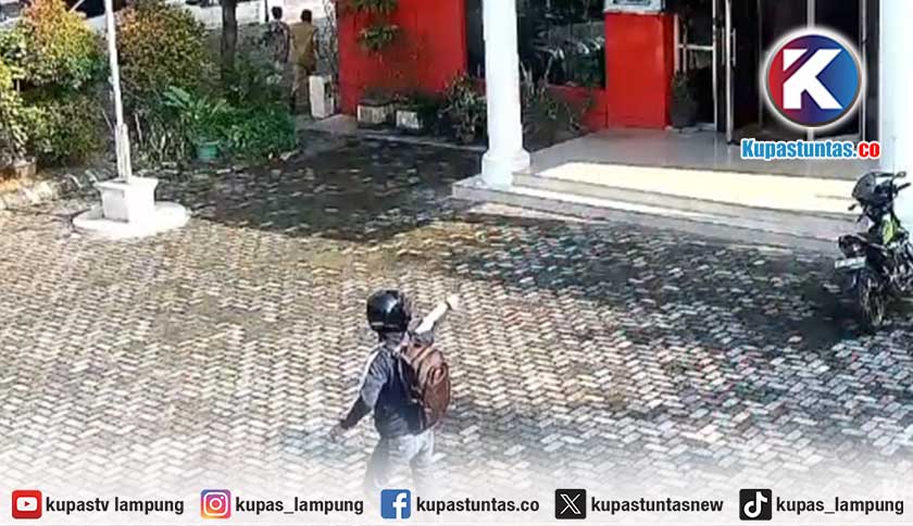 Gagal Curi Motor di Kantor Kecamatan Tanjungkarang Pusat, Dua Pelaku Kabur Sambil Acungkan Senpi