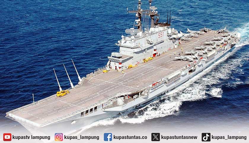 Indonesia Segera Punya Kapal Induk Pertama, Lanal Lampung Disiapkan Jadi Pangkalan