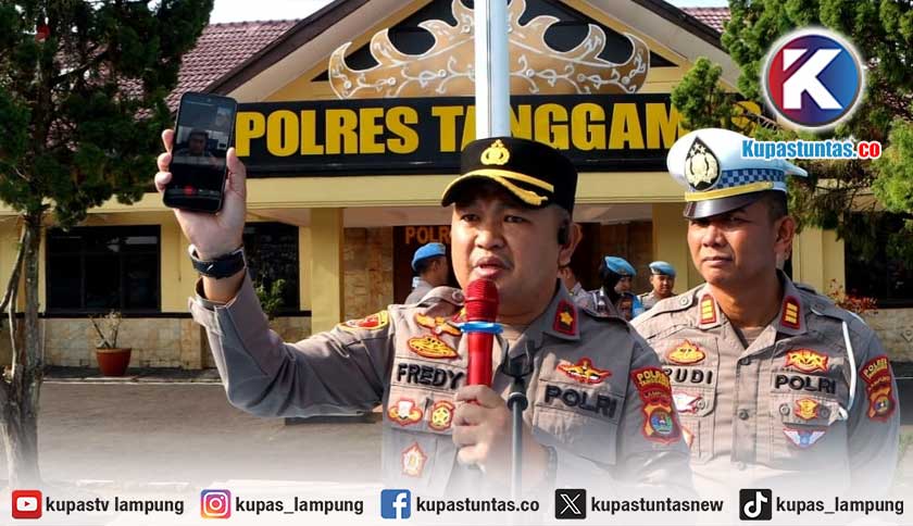Lapor Kecelakaan atau Kejahatan Cukup Lewat HP, Polres Tanggamus Kenalkan Aplikasi Siger Lampung Presisi
