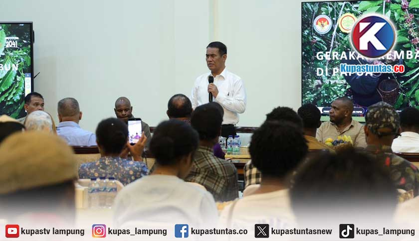 Mentan Amran Bersama 150 Mahasiswa Papua Gagas Gerakan Kembali Berkebun