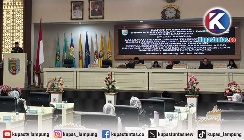 Pemprov Lampung Usulkan Perubahan APBD 2026, Target Pendapatan Daerah Turun Rp19,67 Miliar