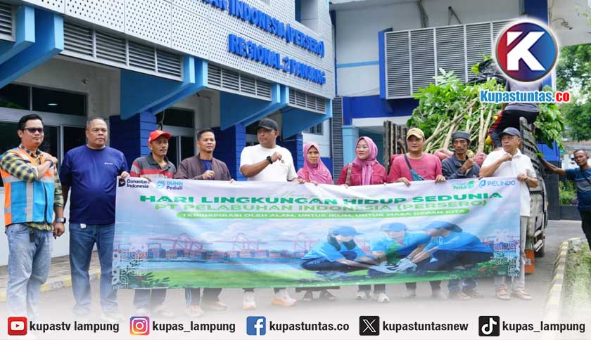 Pelindo Regional 2 Panjang Tanam 250 Bibit Pohon untuk Dukung Greenbelting dan Penyerapan Karbon