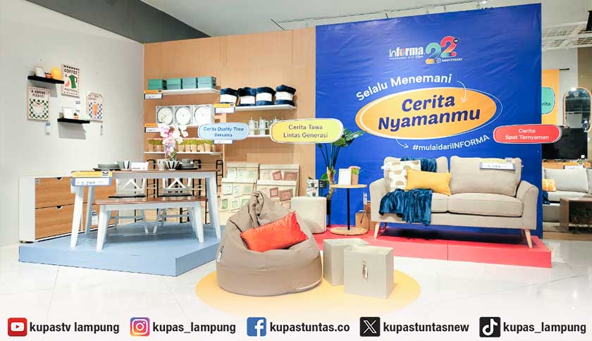 Rayakan HUT ke-22, INFORMA Tebar Promo hingga Furnitur Ramah Lingkungan untuk Keluarga Indonesia