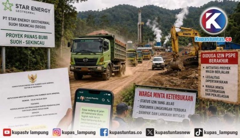 PT Star Energy Buka Suara Soal Aktivitas Proyek, Namun Kepastian Izin PSPE Belum Terjawab