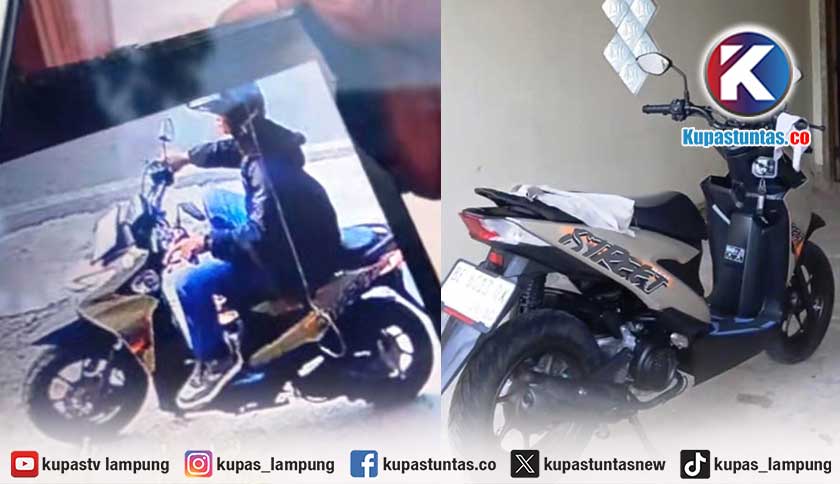 Asyik Foto di Studio, Motor Pelajar di Pesawaran Digondol Maling