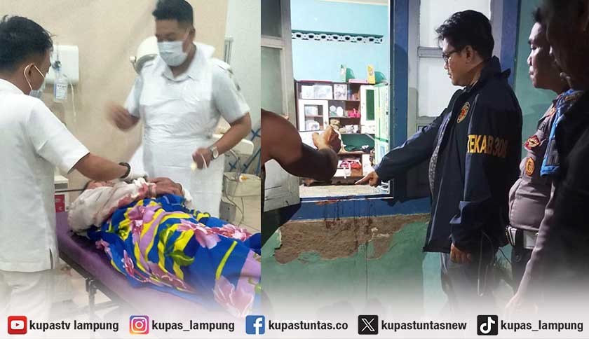IRT di Lampung Selatan Ditusuk Pencuri yang Kepergok Beraksi di Dalam Rumah