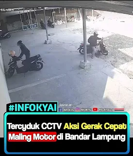Motor Honda Beat Raib Digondol Maling di Halaman Kantor Kupang Teba Bandar Lampung