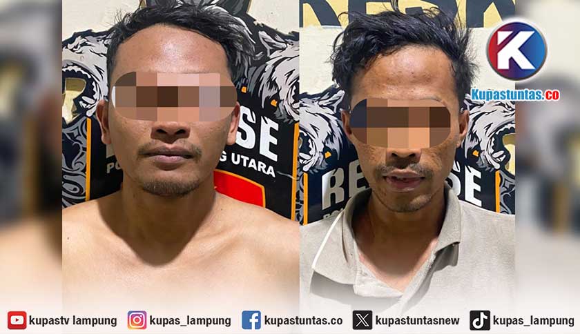Dihadiahi Timah Panas, Dua Pembunuh Lansia di Lampung Utara Positif Sabu
