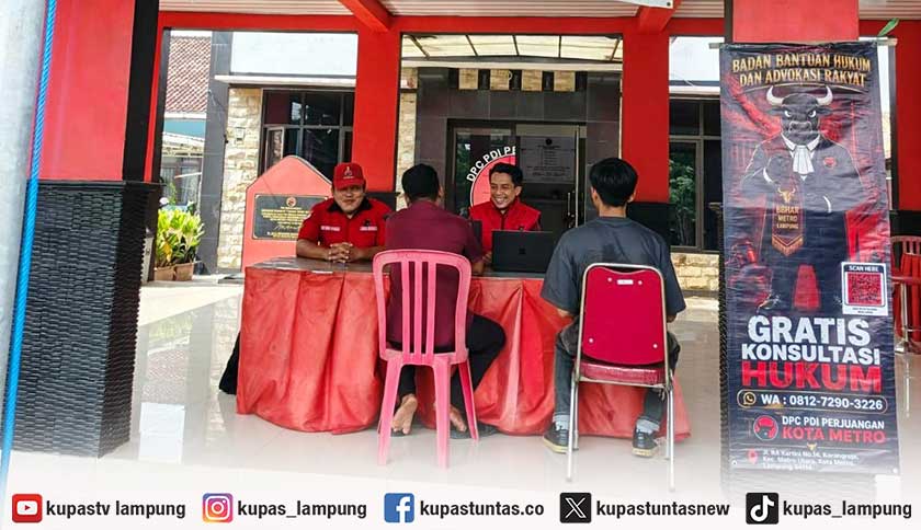 Buka Posbakum Setiap Jumat, PDI Perjuangan Metro Bakal Rombak Pengurus BBHAR