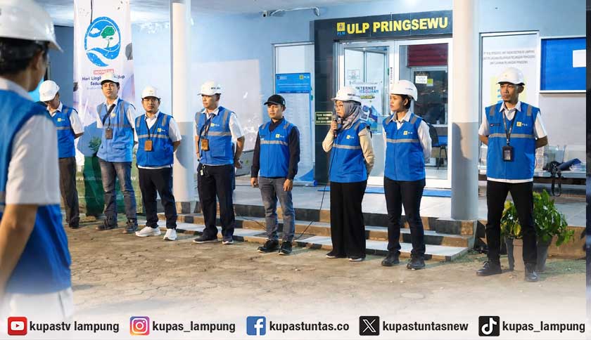 Pastikan Listrik Aman di Pusat Keramaian, PLN UP3 Pringsewu Lakukan Pemeriksaan Bersama Aparat Keamanan
