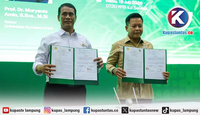 Di USU, Mentan Amran Tantang Mahasiswa Ciptakan Inovasi Pertanian dan Lanjutkan Swasembada Pangan