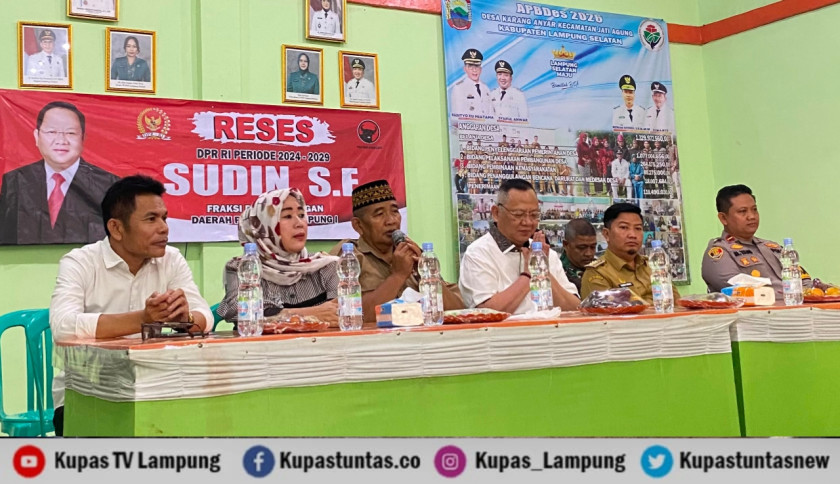 Reses di Jati Agung, Anggota Komisi III DPR RI Sudin Ajak Masyarakat Waspada Narkoba dan Kejahatan Digital