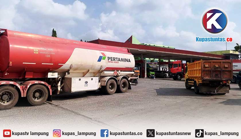 BBM B50 Mulai Disalurkan di SPBU Rajabasa Bandar Lampung, Harga Rp6.800 per Liter