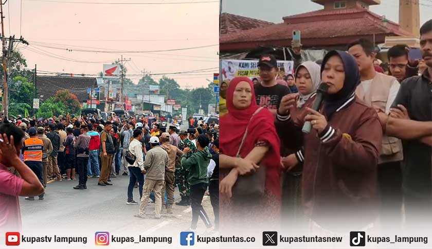 Pedagang Pasar GSG Talang Padang Tolak Relokasi