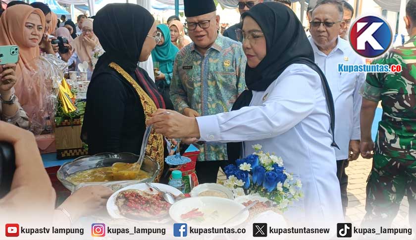 Ratusan Sajian Khas Lampung Meriahkan Lomba Kuliner Tradisional HUT Bandar Lampung ke-344