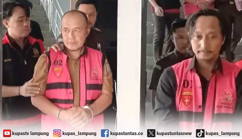 Dugaan Korupsi Pendataan PBB, Kejari Pringsewu Tahan Ali Alhamidi dan Andi Diono