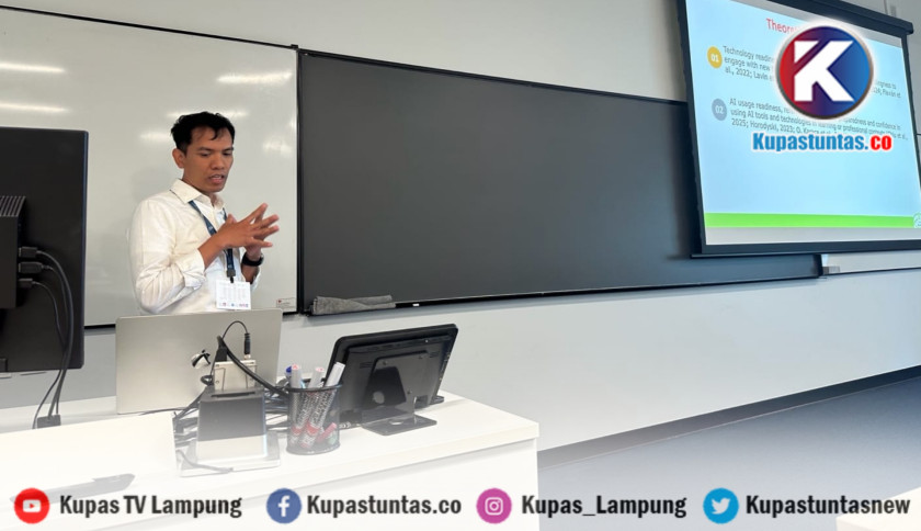 ‎Dosen UIN Raden Intan Lampung Presentasikan Instrumen Kesiapan AI Calon Guru pada Konferensi Internasional JURE 2026 di Estonia