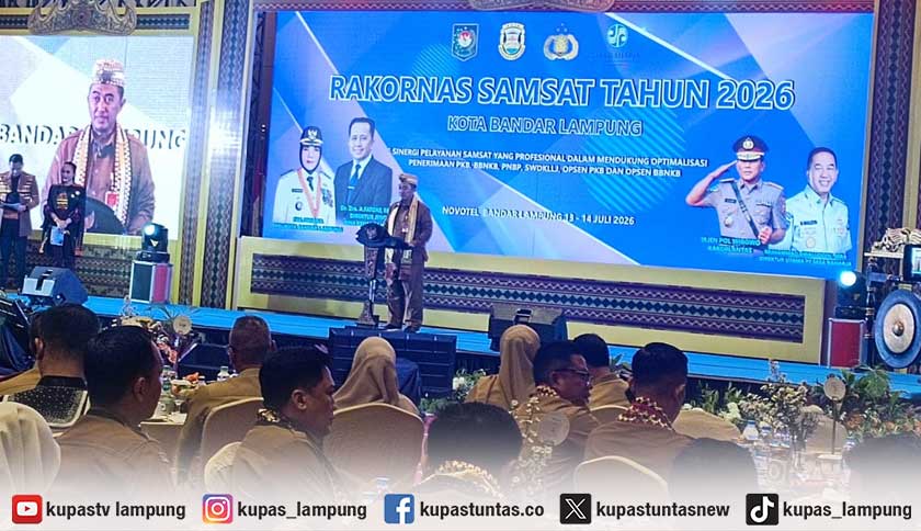 Rakornas Samsat di Bandar Lampung, Kemendagri Dorong Integrasi Data Kendaraan Nasional