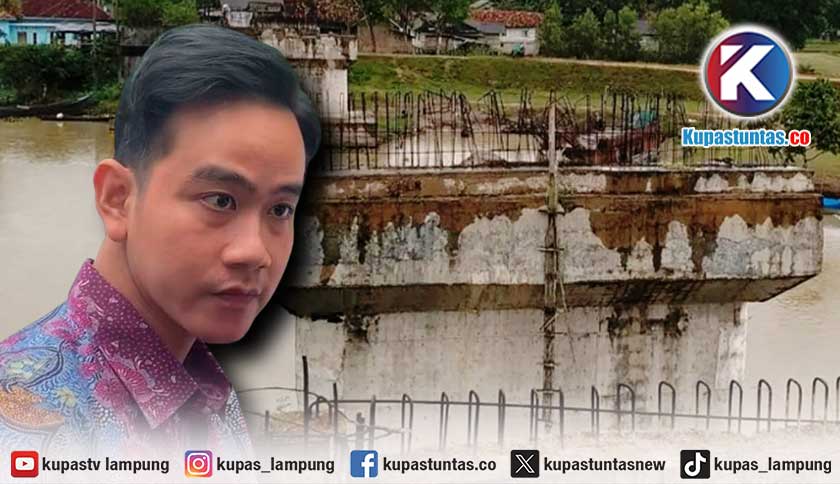 Wapres Gibran Dijadwalkan Tinjau Jembatan Viral Way Bungur Lamtim Bertahun-tahun Mangkrak