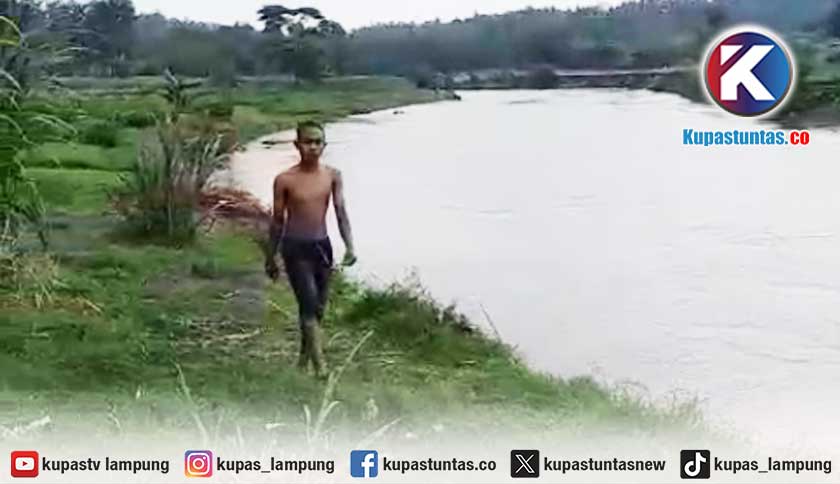 5 Remaja Tenggelam Saat Berenang di Sungai Pringsewu