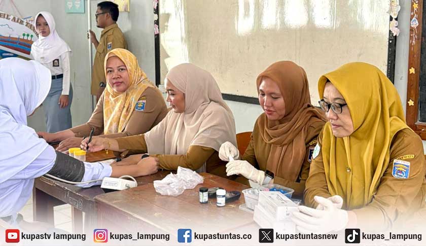 Cek Kesehatan Pelajar, Puskesmas Banjarsari Metro Utara Deteksi Risiko Penyakit Sejak Dini