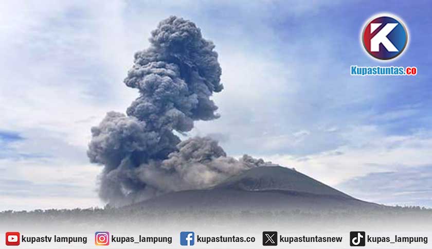 Polda Lampung Siagakan Personel dan Perketat Patroli Laut Usai Status Anak Krakatau Naik ke Level III