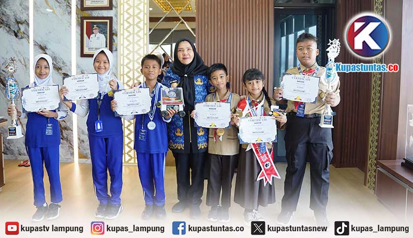Hebat! Siswi SD Bandar Lampung Juara Olimpiade Robot Dunia