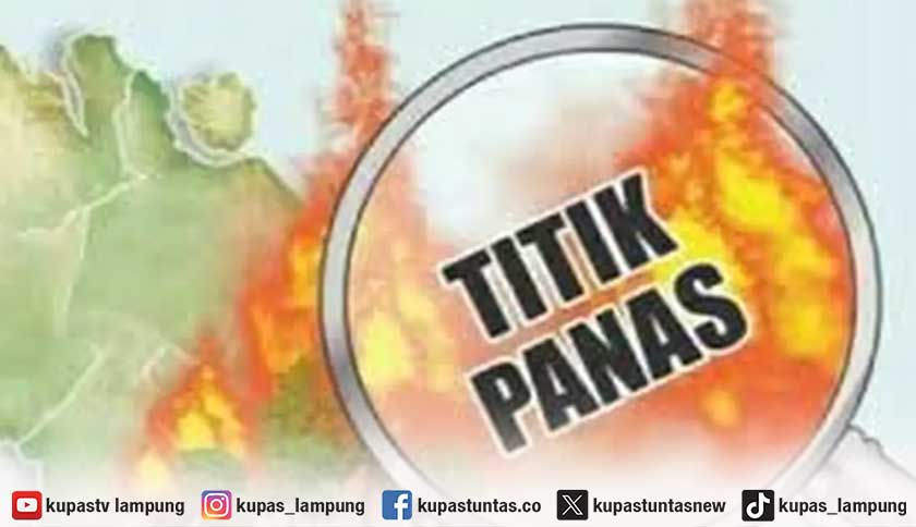 BMKG Deteksi 34 Titik Panas di Lampung, Enam Kabupaten Diminta Waspada Karhutla