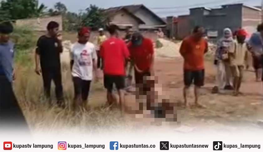 Tertangkap Basah, Pencuri Motor Babak Belur Dihajar Massa di Hajimena Natar