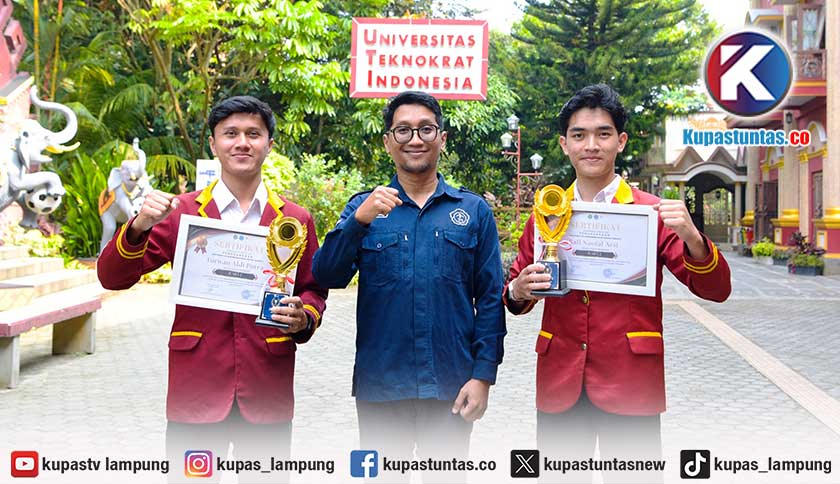 Dua Mahasiswa Universitas Teknokrat Indonesia Raih Juara Pada Lomba Poster Nasional, Bukti Kreativitas Berdaya Saing