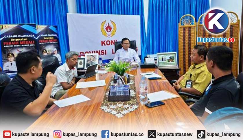 KONI Lampung Perkuat Tiga Cabor Potensial Menuju BK PON 2027