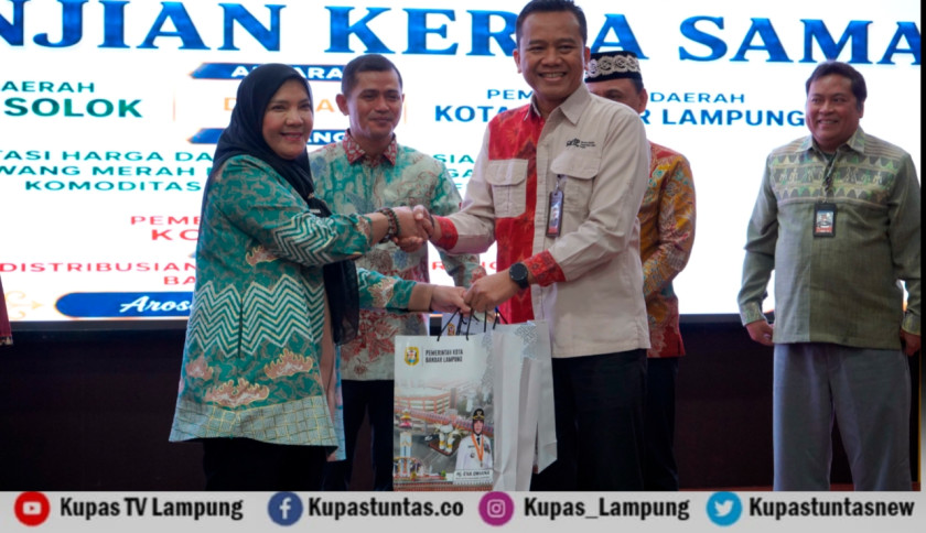 Bandar Lampung Jalin Kerja Sama dengan Kabupaten Solok, Perkuat Ketahanan Pangan dan Kendalikan Inflasi