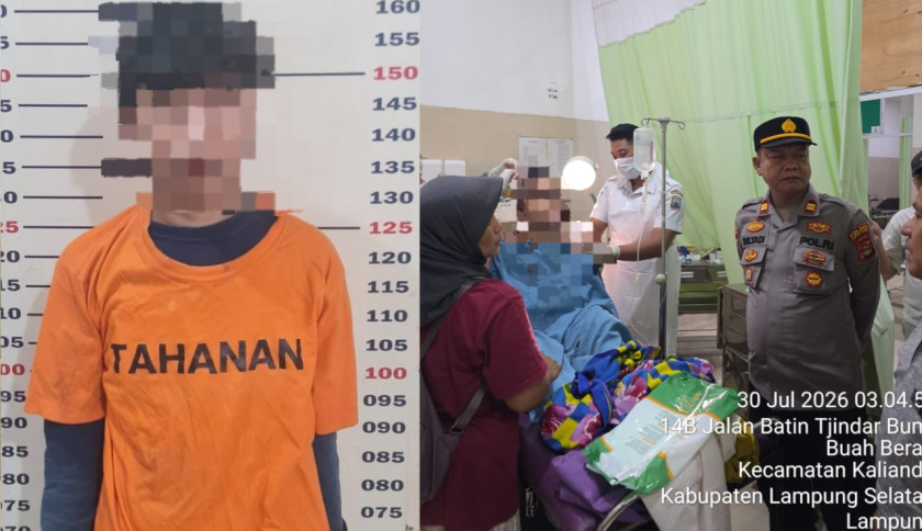 Kurang dari 24 Jam, Polisi Ringkus Remaja 15 Tahun Pelaku Penusukan IRT di Lampung Selatan