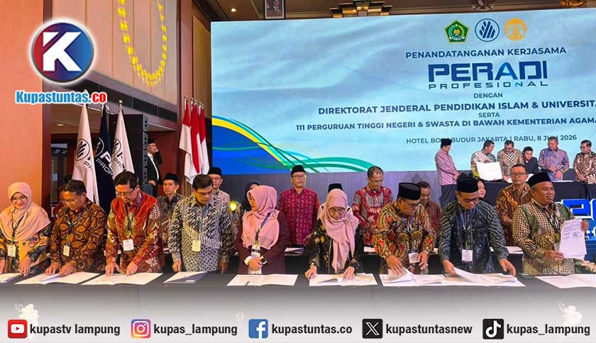UIN RIL Teken Kerja Sama dengan PERADI Profesional, Perkuat Jalur Profesi Lulusan Fakultas Syariah PTKI