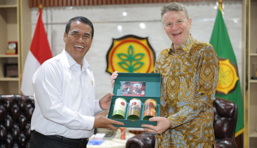 Mentan Amran Perkuat Kemitraan RI–Australia, Dadahup Siap Jadi Model Pertanian Rawa Modern