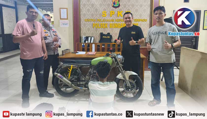 Jual Sparepart Motor Curian di Facebook, Pria di Lampung Utara Diciduk Polisi