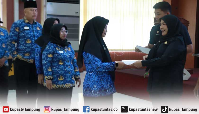 116 ASN Masuki Purnabakti, Pemkot Bandar Lampung Beri Tali Asih Rp1,5 Juta