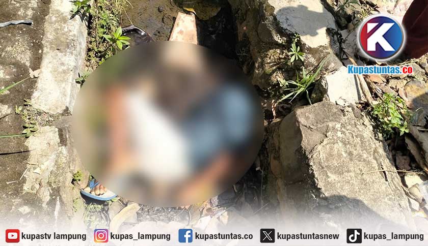 Pria Tanpa Identitas Ditemukan Meninggal di Siring Jalinbar Tanggamus, Sempat Terekam CCTV