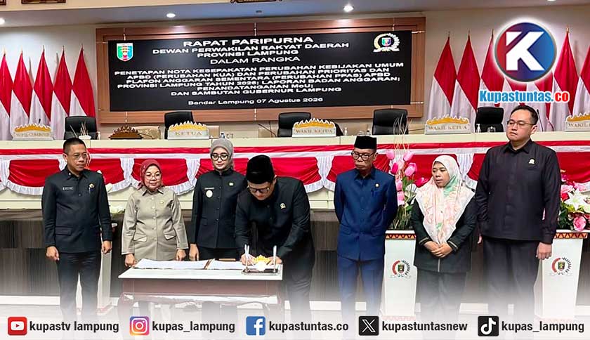 APBD Perubahan 2026 Lampung Disepakati: Pendapatan Turun Rp19,6 Miliar dan Belanja Naik Rp74,6 Miliar