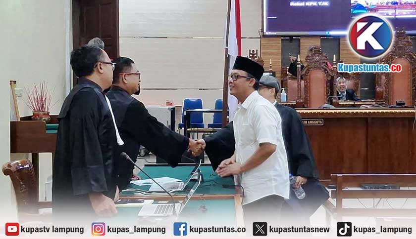 Bupati Lamteng Nonaktif Ardito Divonis 5 Tahun Penjara, Wajib Bayar Uang Pengganti 7,8 Miliar