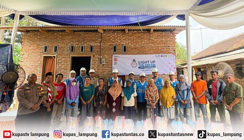 Momentum HUT ke-81 RI, PLN UID Lampung Nyalakan Harapan Lewat Light Up The Dream
