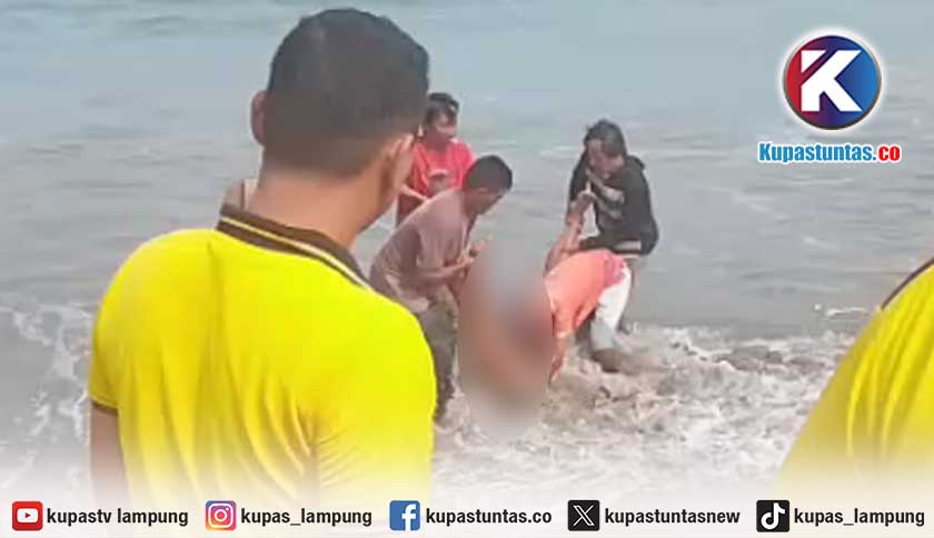 Nelayan Ditemukan Meninggal Mengapung di Pantai Kuala Stabas Pesisir Barat