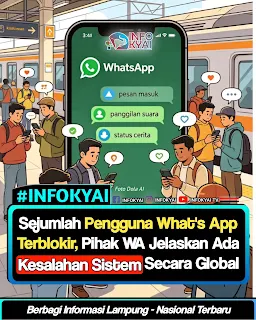 Sejumlah Pengguna WhatsApp Terblokir, Pihak WA Jelaskan Ada Kesalahan Secara Global
