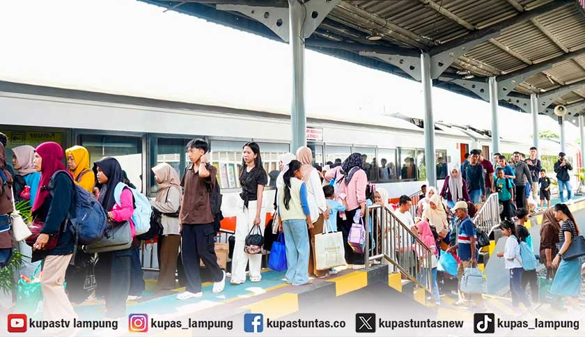 Penumpang KAI di Lampung Tembus 681 Ribu, Naik 16 Persen